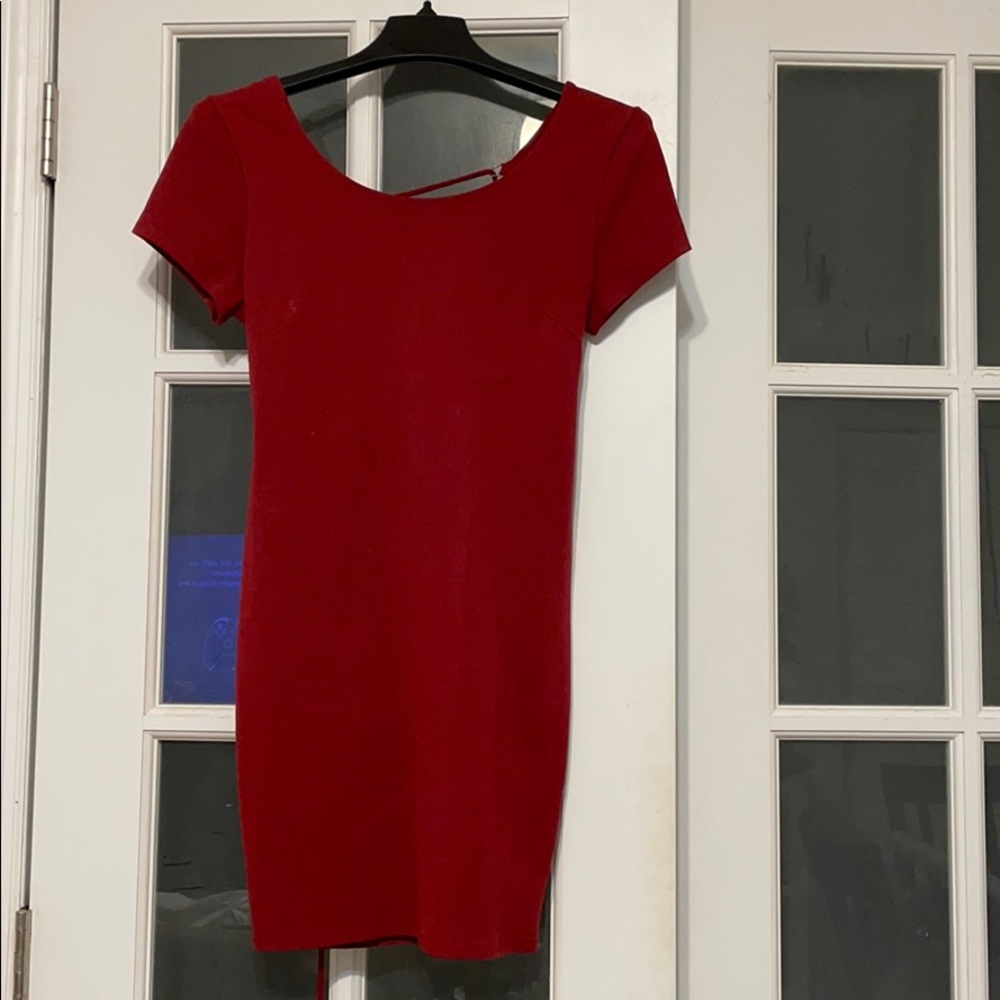 Red dress